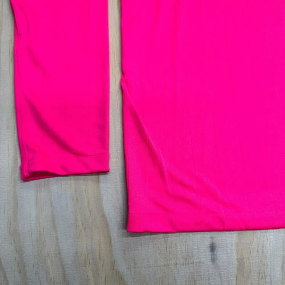 NEW Nike Dri-FIT Soccer Referee Jersey Shirt SLIM Fit Hyper Pink LG DH8027-645 - Picture 3 of 14